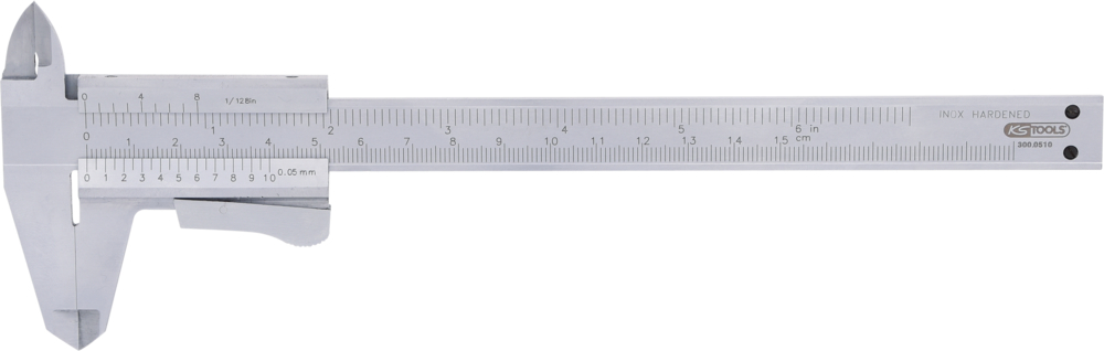 Calibre à coulisse à double bec, 1/50ème mm - 0-150 - KS TOOLS - 300.0510